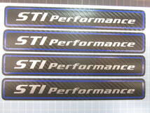 STI Performance エンブレム ステッカー オーナメント　横約118ｍｍ 1080-CF12　3M　カーボンFブラック使用　スバル　SUBARU BT_画像7