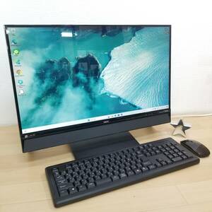 新品メモリ16GB搭載/美品/即決特典付!第6世代i7/HDD2TB/Webカメラ/Office/スピード出荷/Win11/即使用可モニター一体型PC(D5809)