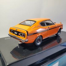 MTECH エポック 1/43「三菱 コルト ギャラン GTO MR 1970 オレンジ」 エムテック 新品未使用 160_画像9