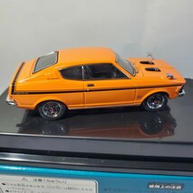 MTECH エポック 1/43「三菱 コルト ギャラン GTO MR 1970 オレンジ」 エムテック 新品未使用 160_画像4