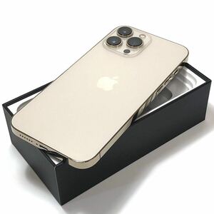 【フェア品】Apple｜iPhone 13 Pro Max 128GB｜SIMフリー｜最大バッテリー容量88%｜ゴールド｜動作確認済｜速達発送可