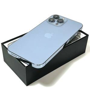 【ジャンク品】Apple｜iPhone 13 Pro Max 128GB｜SIMフリー｜最大バッテリー容量87%｜シエラブルー｜動作確認済｜速達発送可の画像1