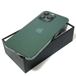 【ジャンク品】Apple｜iPhone 13 Pro Max 256GB｜SIMフリー｜最大バッテリー容量88%｜アルパイングリーン｜動作確認済｜速達発送可