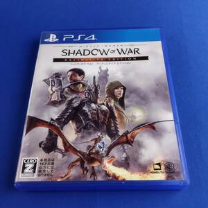 1SG1 ゲームソフト PS4 SHADOW OF WAR ディフィニティブ・エディション プレイステーション