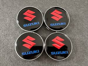 スズキ SUZUKI ホイールキャップ ホイール ハブキャップ センター キャップ保護 防塵 4個セット 外径60mm T462番