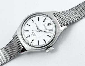 SEIKO セイコー レディース 1944-0010 手巻き 23石 cal.1944 HI-BEAT 36000 絹目文字盤 純正ブレスレット 1967年製