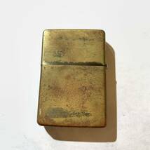 ZIPPO SOLID BRASS 真鍮 1986年製 1932ビンテージレプリカ 初期ロゴ 80年代 ジッポー オイルライター_画像4