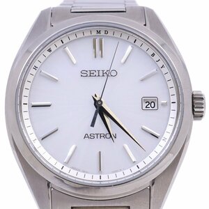 SEIKO セイコー アストロン オリジン ソーラー電波 メンズ 腕時計 チタン 白文字盤 SBXY029 / 7B72-0AD0【いおき質店】
