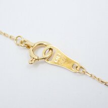 agete アガット ネックレス K18/ダイヤモンド0.07ct【いおき質店】_画像7