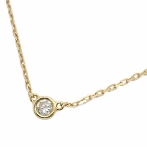 AHKAH Ahkah n-ti- diamond necklace K18YG/ diamond 0.06ct[... pawnshop ]