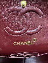 シャネル CHANEL マトラッセWフラップチェーンショルダー ショルダーバッグ バッグ レディース ブラック系 ゴールド金具_画像7