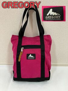 【美品】GREGORY グレゴリー 90s 旧ロゴ USA製トートバッグ 