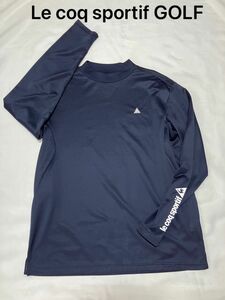 【美品】 Le coq sportif GOLF ライン 長袖インナーシャツ 