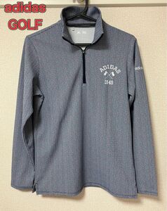 【美品】adidas GOLF アディダスゴルフ　ハーフジップシャツ