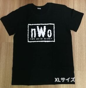 ★新品★XLサイズ　nWo プロレスTシャツ ブラック　新日本プロレス 蝶野正洋 武藤敬司 天山広吉 ヒロ斉藤 狼軍団 ｗｃｗ wwe