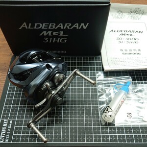 実釣未使用 SHIMANO シマノ 18アルデバランMGL 31HG ハイギア (訳あり 純正ハンドルノブ無し 欠品) 【ブラックバス バス釣り】バス釣り引退