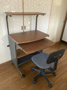 [ actual article or goods pick up limitation ] personal computer rack . chair . in set.( used )