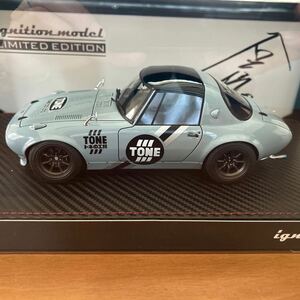 【送料込み】1/18 Toyota Sports 800 NOB Hachi 2023 TAS Ver Light Gray [イグニッションモデル　※谷口信輝サイン入り※ NOB