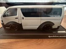 ignition model 1/18 TSD WORKS HIACE Matte Sand Beige With Roof Rack ※送料込み※ イグニッションモデル _画像1