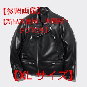 【新品未使用・未開封・タグ付き】 GU × UNDERCOVER 2WAYライダースジャケット ブラック ジーユー アンダーカバー 高橋盾 XLサイズ