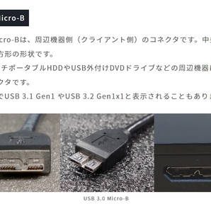 送料無料【訳あり・未使用品】エレコム USB3.0 MicroB USBケーブル（A-MicroB) 1m ブラック■最大5Gbps■USB3.0■マイクロタイプBオスの画像4