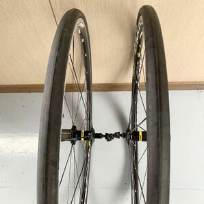 MAVIC AKSIUM マビック アクシウム ホイール  前後セット チューブレス:UST TYRE 622x19TC Vittoria ZAFFIRO SLICK 700x25c 22-662の画像4