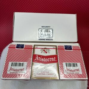 未開封品 Aristocrat アリストクラットカジノ用 トランプ 24個入り Made in USA まとめての画像1