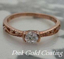  серебряный 925 серебряный. розовое золото покрытие кольцо typeD[ циркон ]9 номер.13 номер.15 номер ../ серебряный ювелирные изделия ALL50%OFF