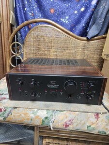  rarity! service completed work properly beautiful goods! landscape high class pre-main amplifier AU-D707F EXTRA