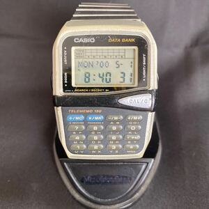 CASIO カシオ デジタル データバンク 腕時計 稼働品