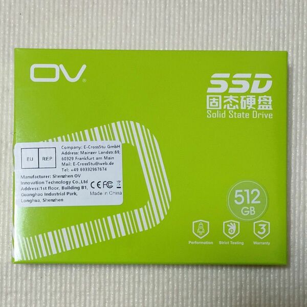 【新品】OV SSD 512GB 2.5インチ 