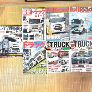 トラック 雑誌 7冊 【まとめ売り】 フルロード トラックグラフィックス トラック野郎 プロフィア ギガ クオン スーパーグレート スカニア