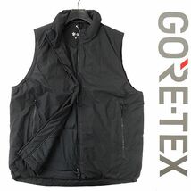 GOLDWIN ゴールドウィン 定4.1万 防風×透湿×撥水 GORE-TEX WINDSTOPPER 薄中綿入り インサレーションベスト GL23344 BK 3▲100▼bus9493a_画像1