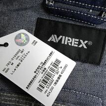 AVIREX アヴィレックス 新品 定価2.4万 10ozデニム×トリプルステッチワークジャケット デニムジャケット 3155002 367 2XL▲048▼bus182us_画像7