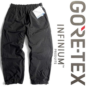 GOLDWIN ゴールドウィン 新品 定価2.9万 GORE-TEX WINDSTOPPER 9.5分丈 イージーパンツ アウトドアウェア GL73382 BK 3 ▲080▼bus9237e