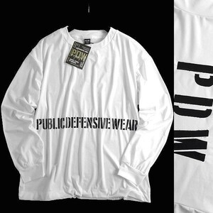 AVIREX P.D.W. Avirex new goods speed . stretch nylon crew neck long sleeve T shirt long T cut and sewn 6623013 01 L^029Vbus8746b