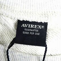 AVIREX アヴィレックス 新品 裏毛スウェット クルーネック 長袖 スウェットシャツ トレーナープルオーバー 3132012 446 2XL▲021▼bus204us_画像6