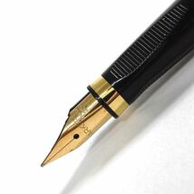 未使用 訳あり品 PARKER パーカー フランス製 75 585 14K F 細字 万年筆 ヴィンテージ 筆記具 ▲040▼bus037gi_画像6