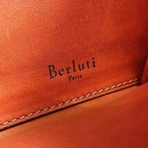 Berluti ベルルッティ 希少 定14万 ガスパール ヴェネチア・レザー カーフレザー ラウンドジップ ロングウォレット 長財布 ▲100▼bus023gi_画像10