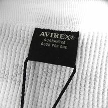 AVIREX アヴィレックス 速乾ワッフル ステンシルプリント クルーネック 長袖 Tシャツ ロンT カットソー 3130032 030 2XL ▲015▼bus220us_画像6