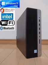 爆速PC【新品・最速M.2 SSD搭載】フル装備 HP ProDesk 600 / Corei5 8500/ Blu-ray / Win11/ HDD 1TB /Wi-Fi内蔵メモリ16GB /Office2021 _画像1