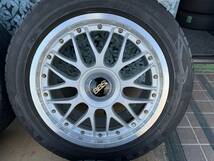 BBS RS731 RS735 17インチ 8J 9J +42 114.3 5穴/ダンロップエナセーブRV504 225/55R17 2016年製 4本セット #369-4_画像3