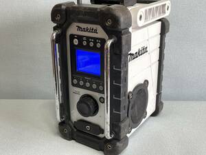  マキタ 充電式ラジオ MR107W 白 バッテリー付 動作確認 Makita