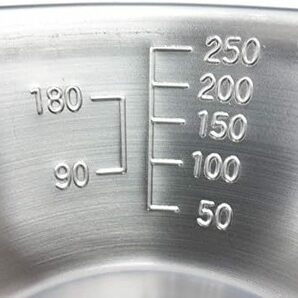 【残りわずか】 シェラカップ ステンレス キャンプアウト 320mlUH-17 計量カップ コップ BBQ用 単品の画像9