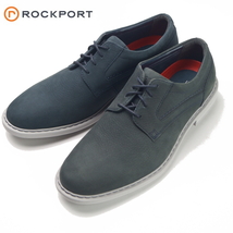 ■ ロックポート ROCKPORT タナー《TruTECH 軽量・クッション》プレーン ヌバックレザー ウォーキング・ビジネスシューズ 紺 27cm_画像1