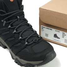 【新品】定価3.08万 MERRELL メレル 上級モデル《MOAB3 APEX MID WP》モアブ3 エイペックス ミッド WP 防水 トレッキングブーツ 黒 26.5cm_画像9