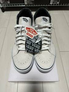 Supreme Vans Sk8-Hi Pro Fuck The World 10.5 28.5 新品 未使用 シュプリーム バンズ スケハイ スケートハイ スニーカー ホワイト