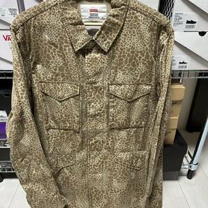 Supreme Giraffe Camo Field Jacket L ジラフ 美中古品 シュプリーム フィールド ジャケット ミリタリージャケット ミリタリー カモの画像1