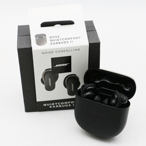 美品 BOSE ボーズ QuietComfort Earbuds II BLK ノイズキャンセリングイヤホン 2022年製 元箱あり