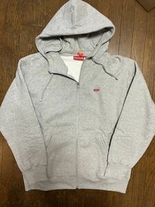 １円！新品本物！supremeのフェイスガード付スモールボックスロゴパーカーM BOX logoシュプリーム